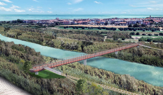Martinsicuro - Ripartono i lavori del ponte ciclopedonale sul Tronto: approvate le varianti, cantieri in azione